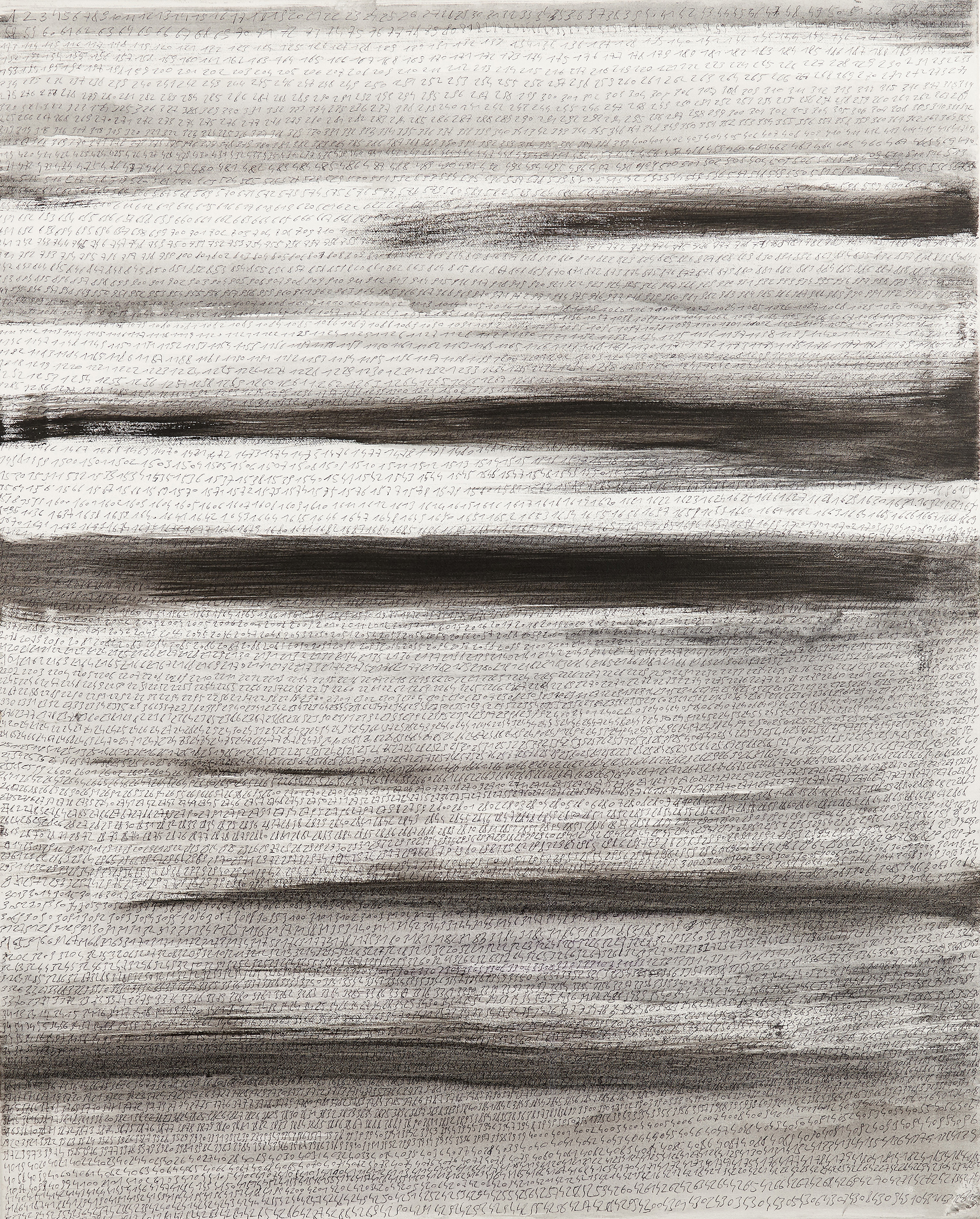 2012, Safety in numbers, Malerei, Tinte, Acryl
